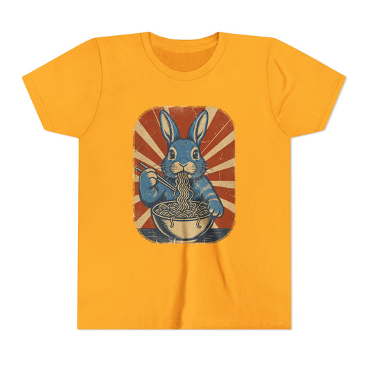 Bunny Eating Ramen Kids Shirt