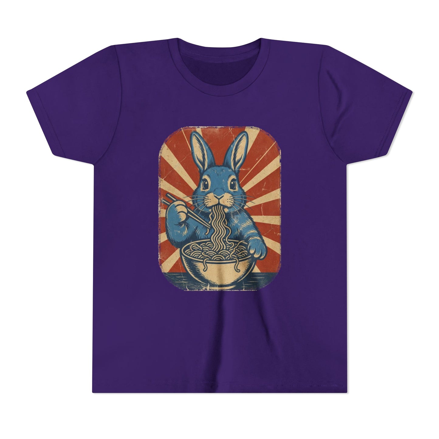 Bunny Eating Ramen Kids Shirt