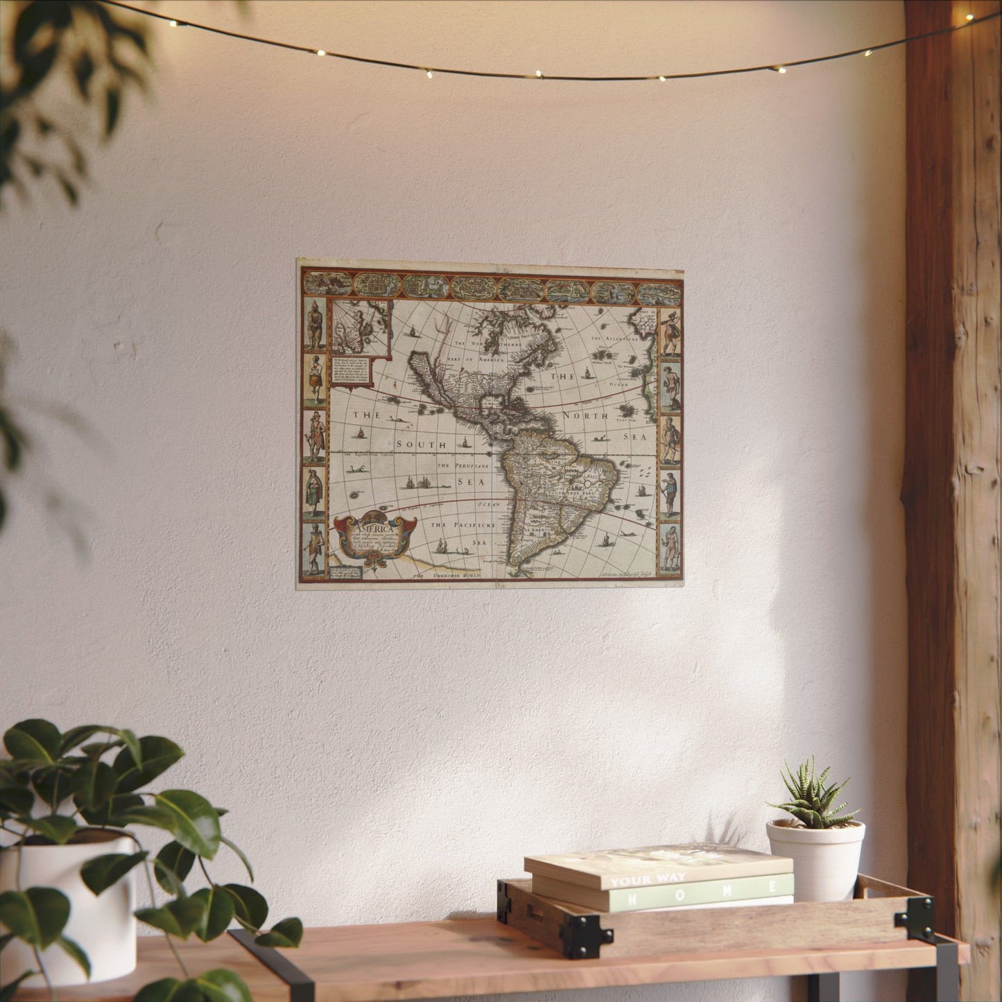 America With Those Known Parts in That Unknowne Worlde - John Speed (1626)