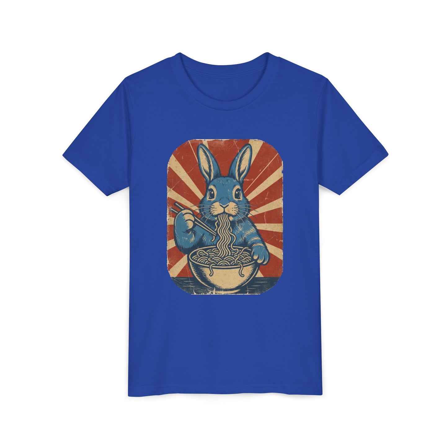 Bunny Eating Ramen Kids Shirt